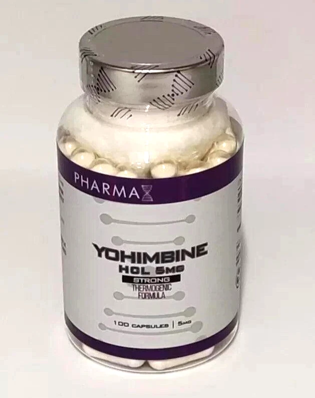 Yohimbina 100caps 5mg HCL Yohimbine fat loss Far burner Energy Boost SALE