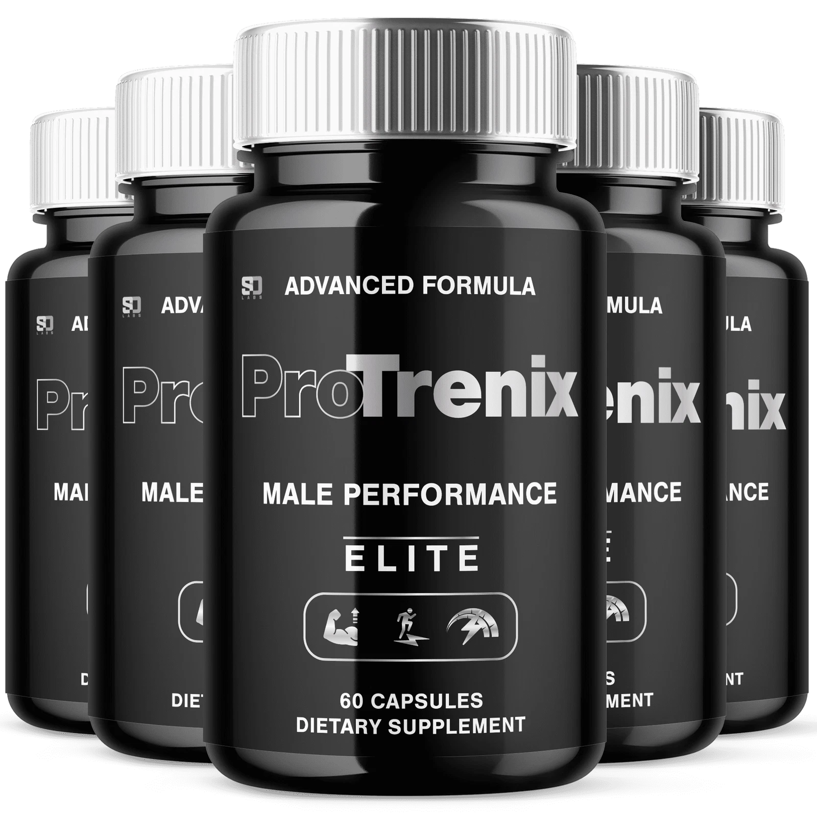(5 Pack) ProTrenix Male Pills Maximize Energy, Vitality & Stamina 300 Capsules