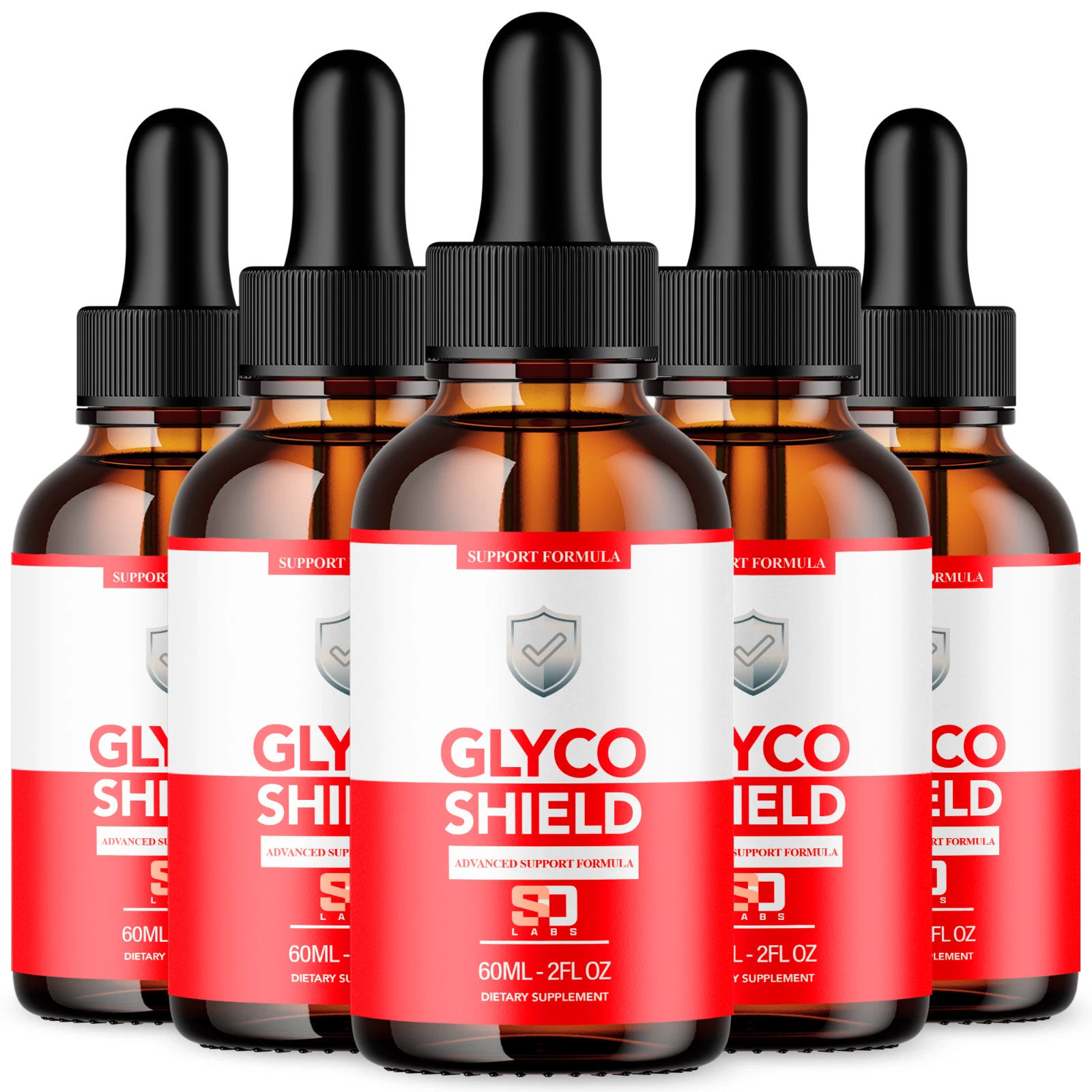 Glyco Shield Drops - Enhance Overall Wellness and Support Blood Health (5 Pack)