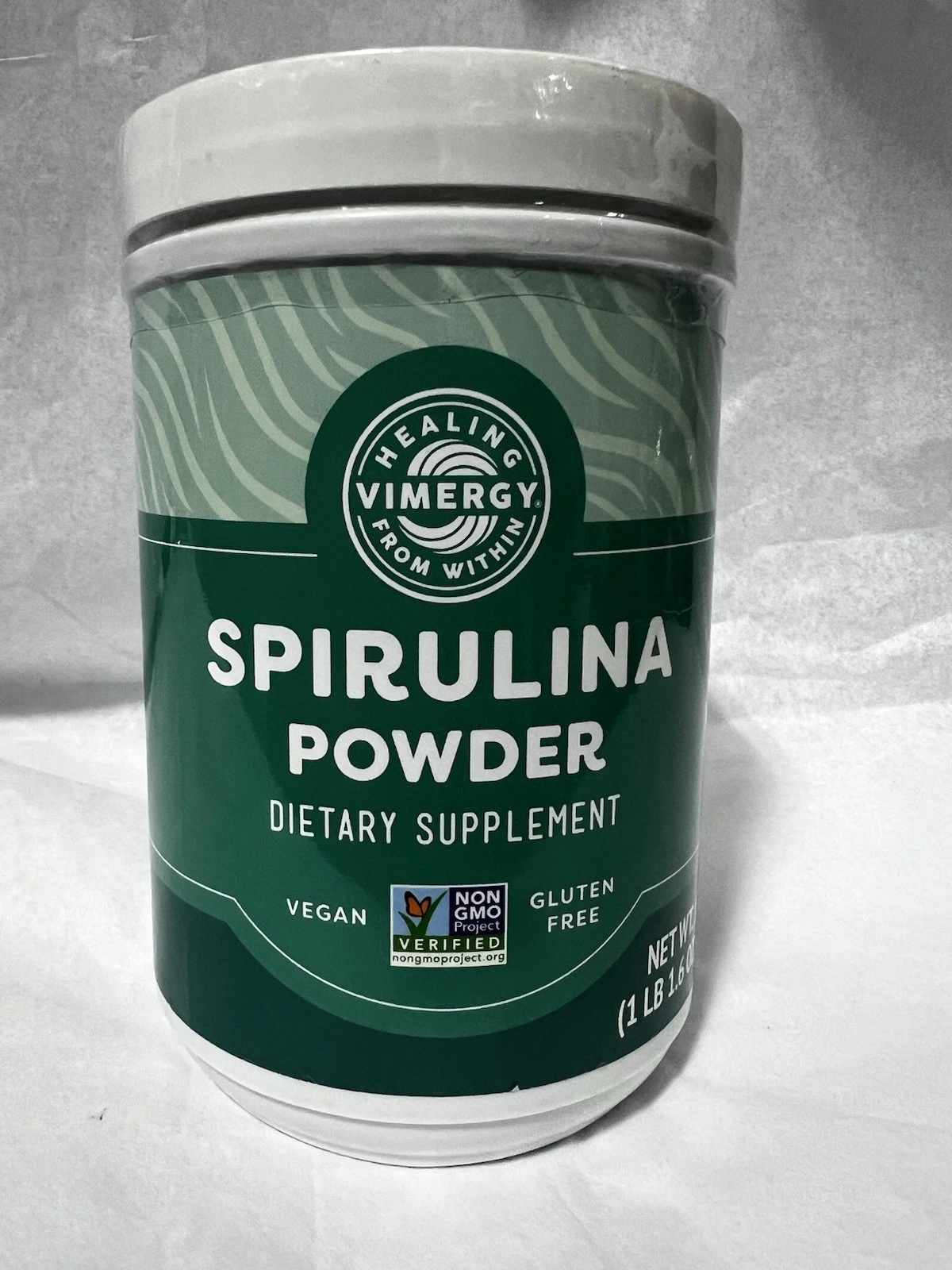 Vimergy Spirulina Powder Dietary Supplement Natural 500g Exp 1/2027