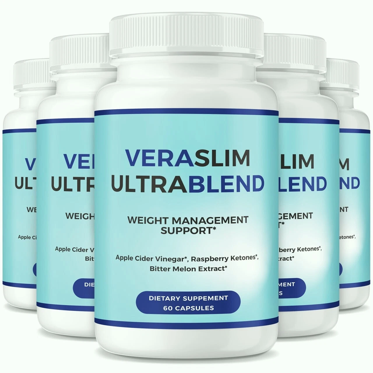 5 Pack- VeraSlim Ultra Blend Weight Loss Pills , Veraslim UltraBlend Fat Burner