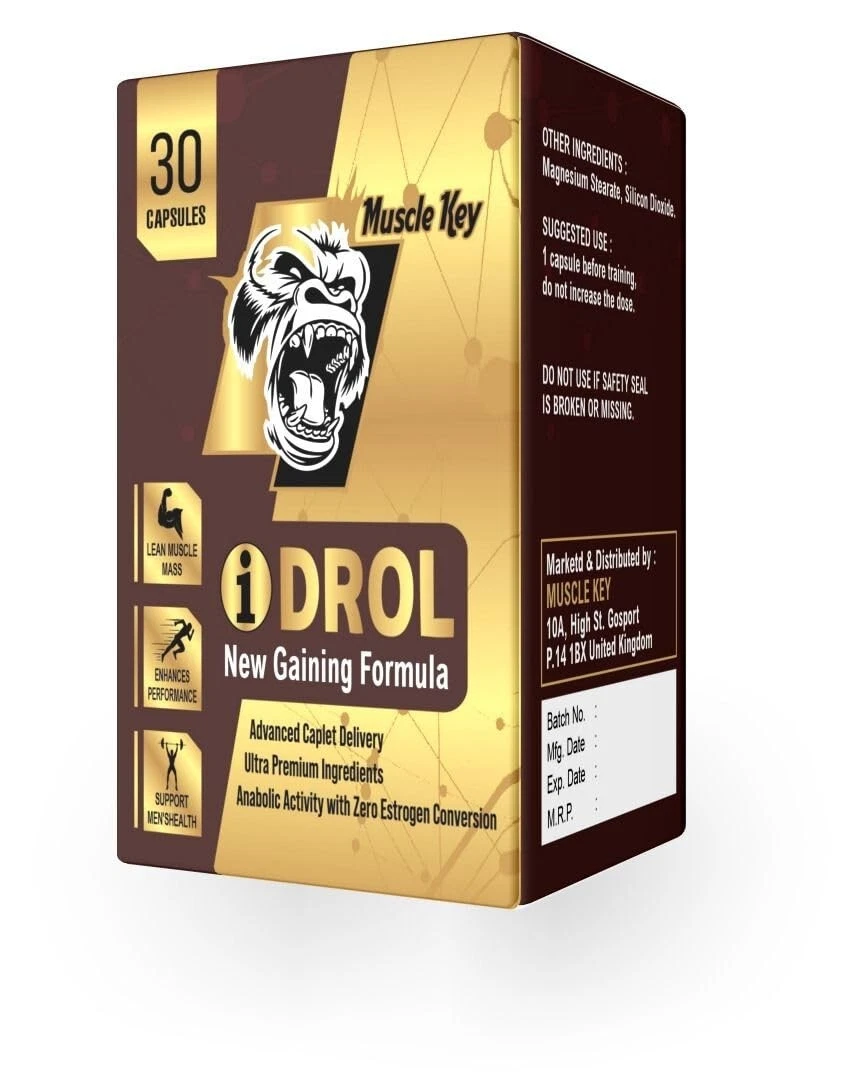 I DROL Muscle Gain 30 Capsules ( Pack of 2 )