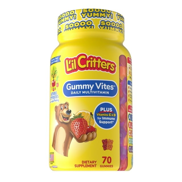 L’il Critters Gummy Vites Daily Gummy Multivitamin for Kids 70 count Gummies