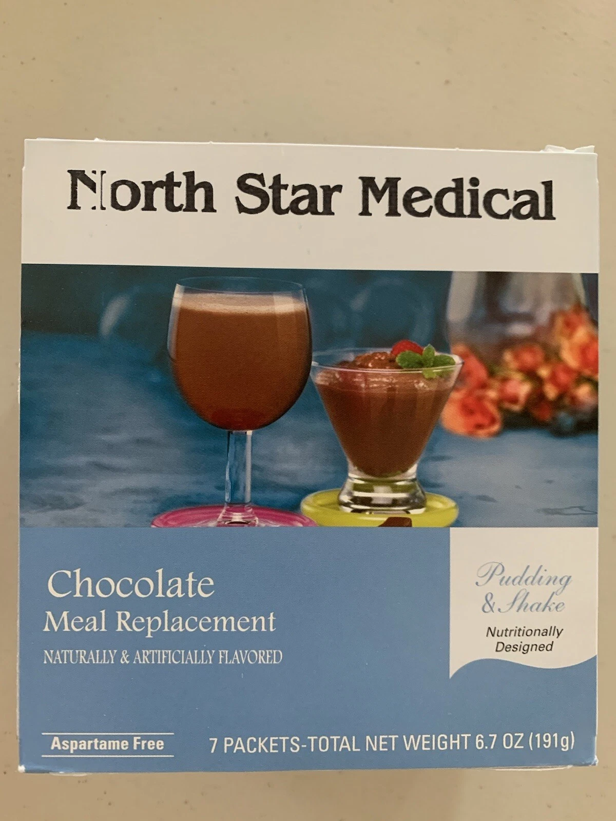 Chocolate Pudding Shake Meal Replacement Aspartame Free