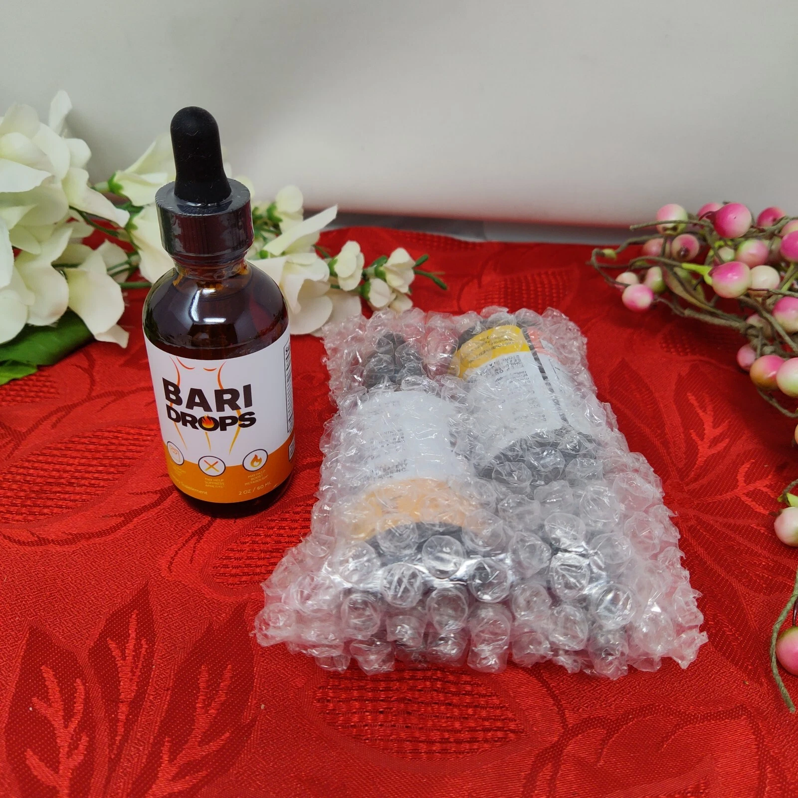 (3 Pack) Bari Drops Liquid Supplement-Natural Formula for Active Fitness Goals