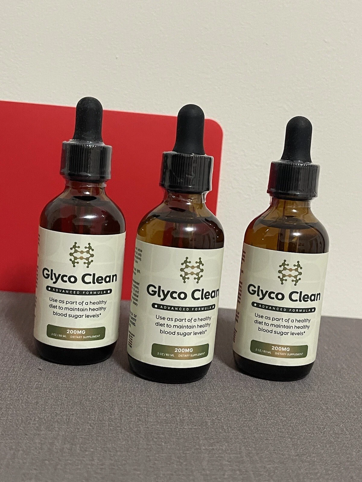 GlycoClean Blood Drops - Glyco Clean Drops for Healthy Blood Supplement (3Pack)