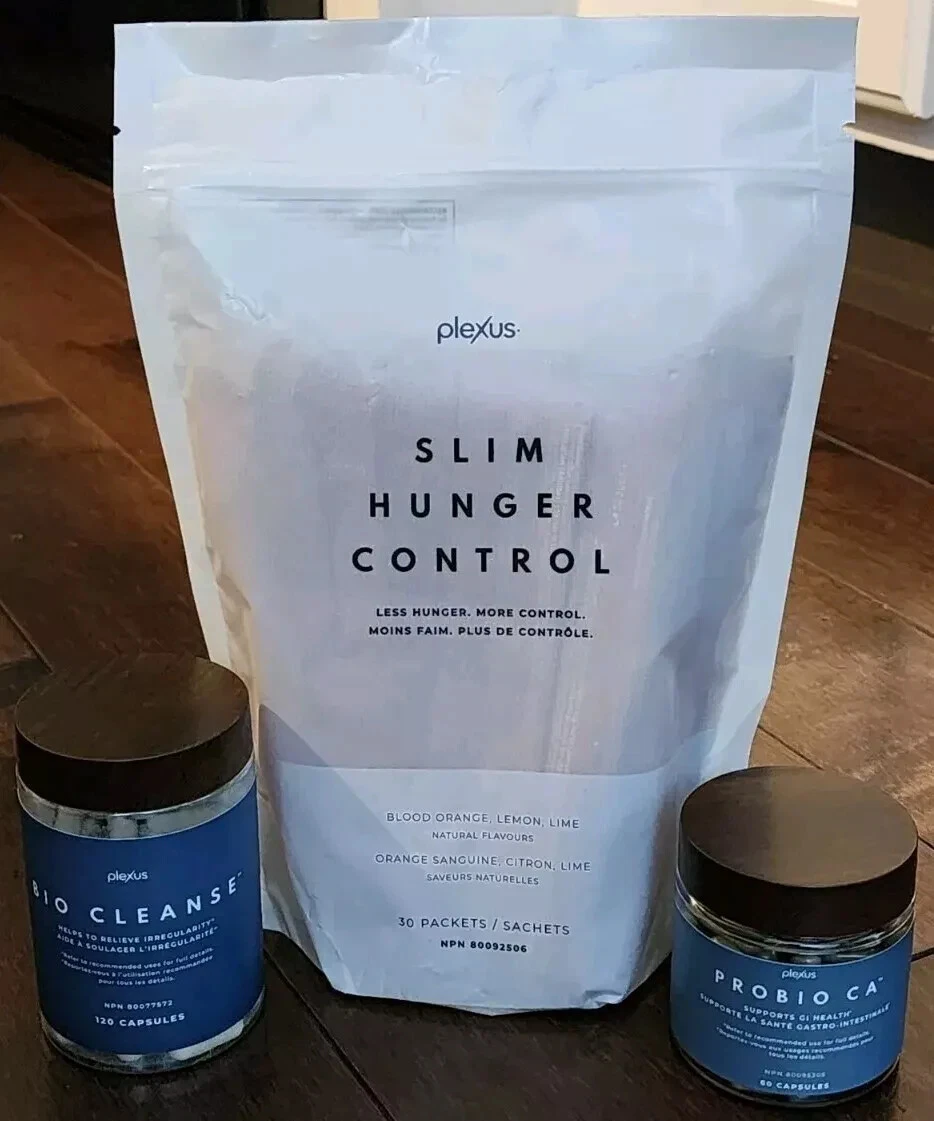 Plexus Slim Hunger Control 30 Packets Triplex ProBio 5 Bio Cleanse New 06/2026