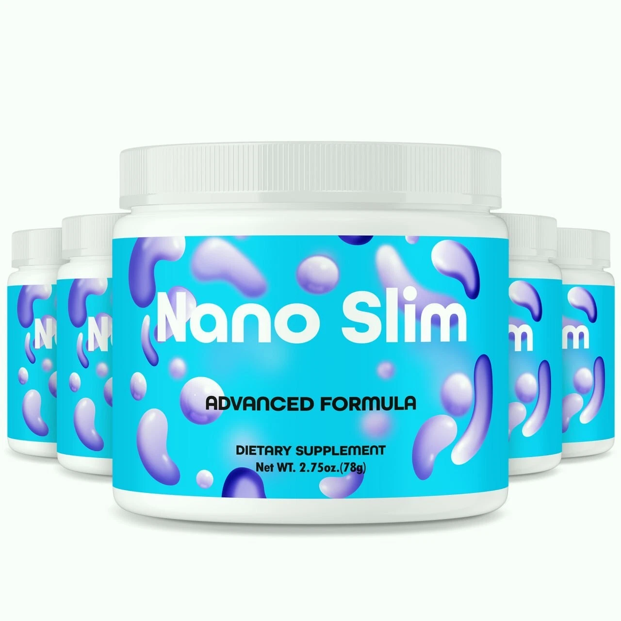 (5 Pack) Nano Slim Powder, NanoSlim for Advanced Weight Loss & Fat Burning
