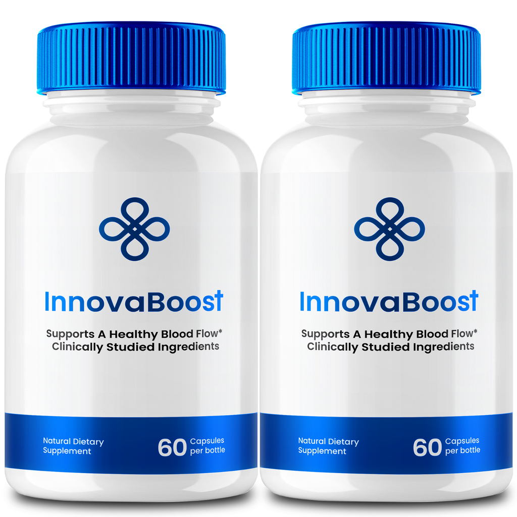 (2 Pack) Innovaboost Healthy Blood Flow Pills, Innova Boost (120 Capsules)
