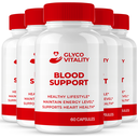 (5 Pack) Glyco Vitality Glycogen Pills for Blood Sugar & Blood Pressure Support