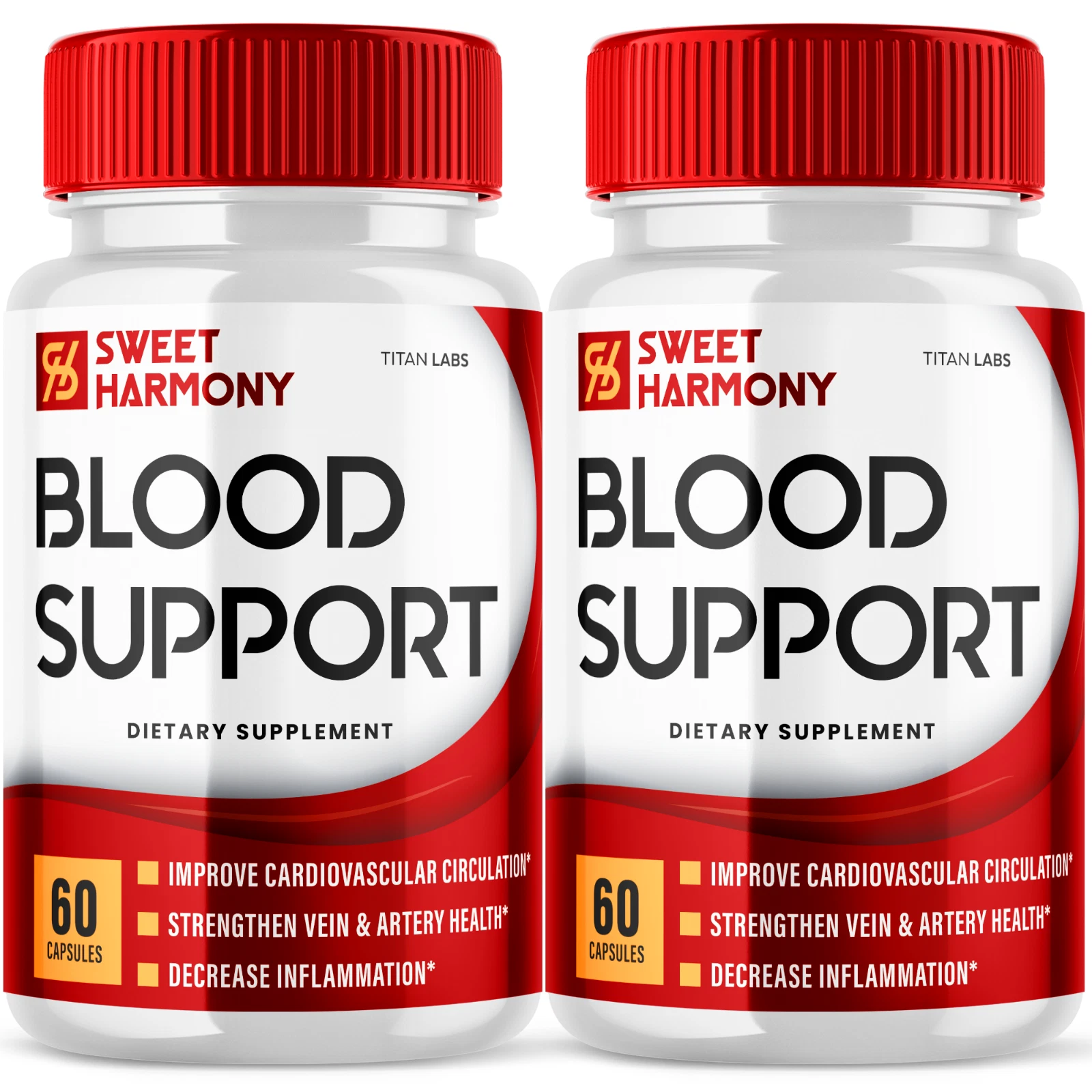 Sweet Harmony Blood Support - Supplement for Balanced Blood Sugar (2 Pack)