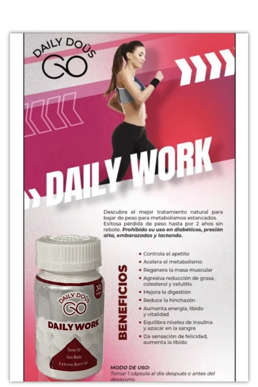 Daily Work Pills - New, Sealed, Authentic by Daily Dous