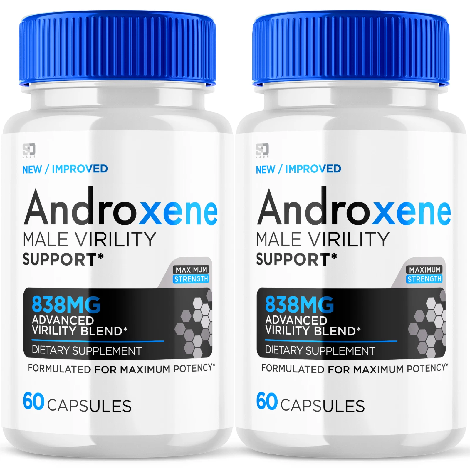 (2 Pack) Androxene Male Pills Maximize Energy, Vitality & Stamina 120 Capsules