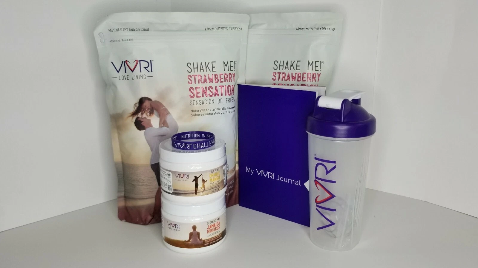 Vivri Essential Nutrition 20 Day Challenge Strawberry- Fruit Punch- Pineapple Or