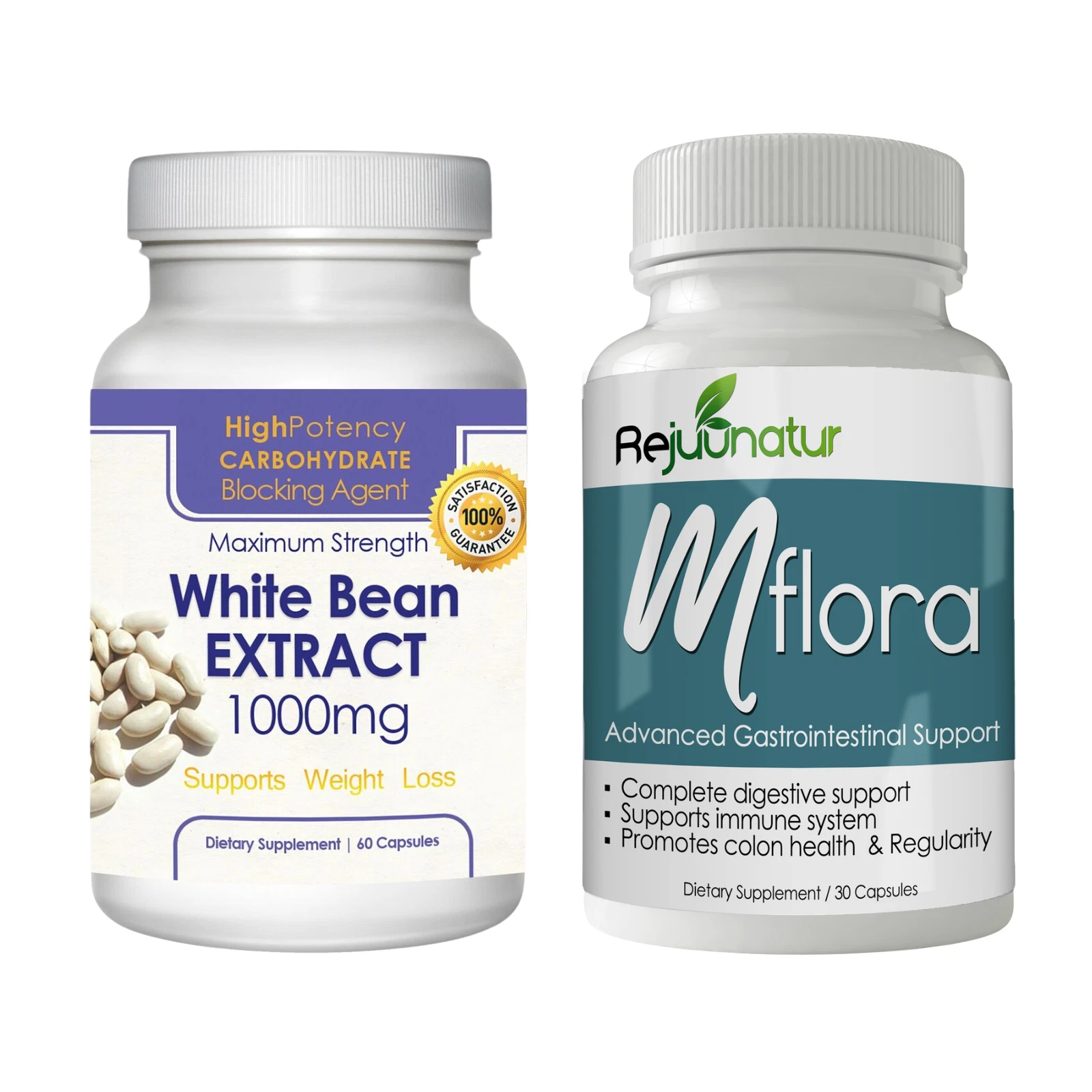 White Kidney Bean Weight Loss Diet Pills Mflora Probiotic Digestive Supplements
