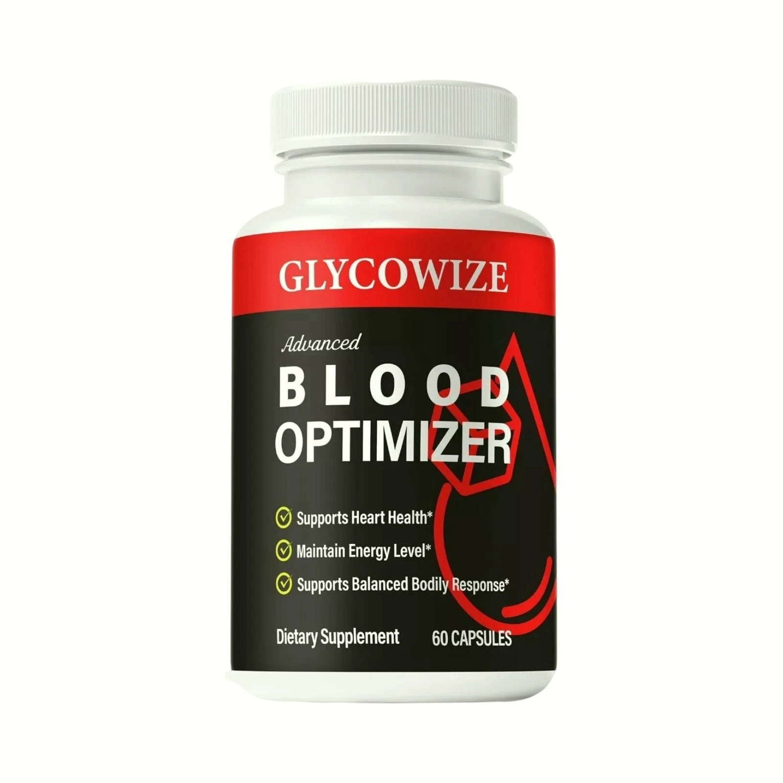 Glycowize Blood Optimizer - Glyco Wize Blood Support Pills (60 Capsules)