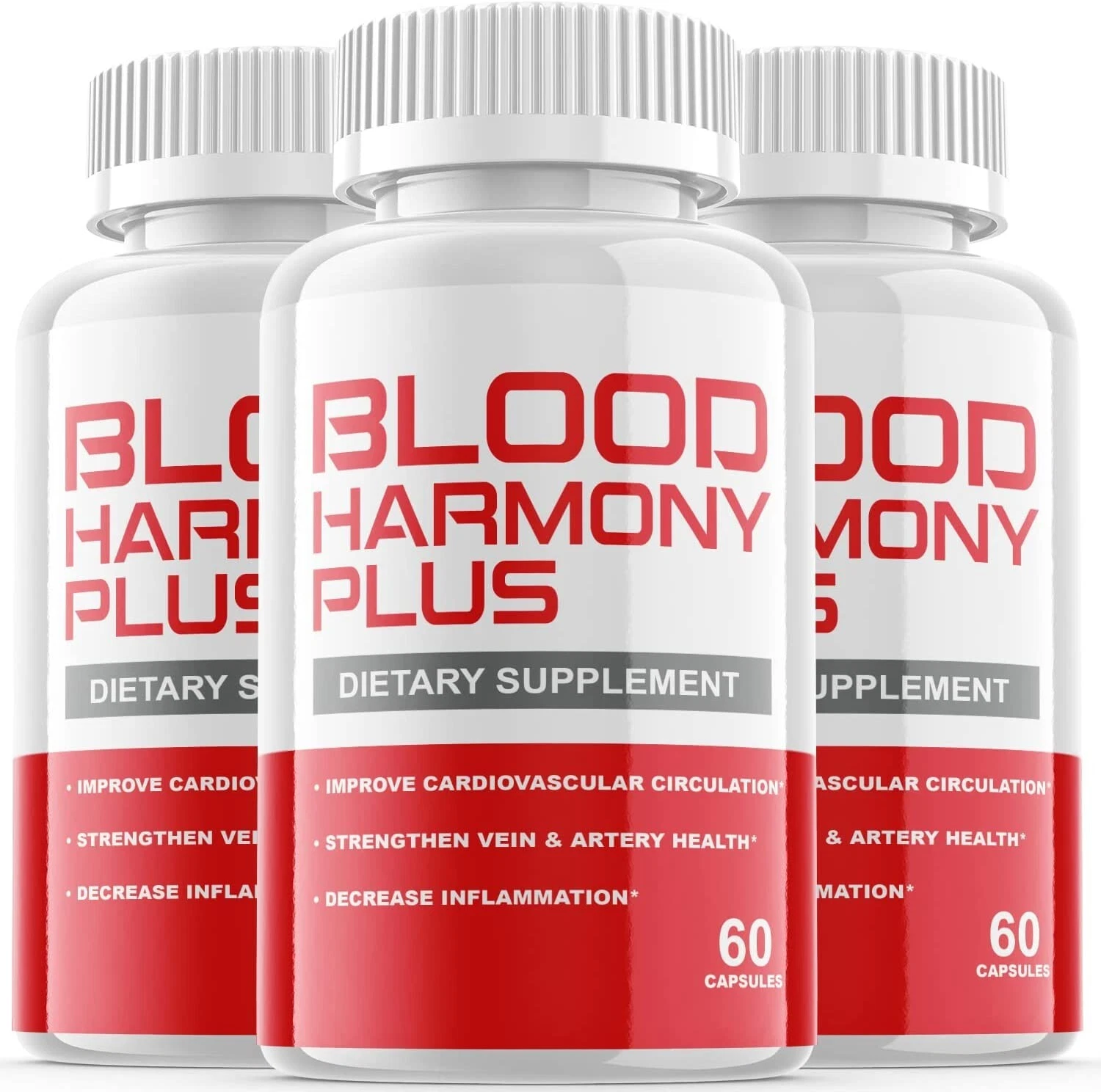 3 - Blood Harmony Plus - Blood Sugar Support Supplement Extra Strength- 180 Caps