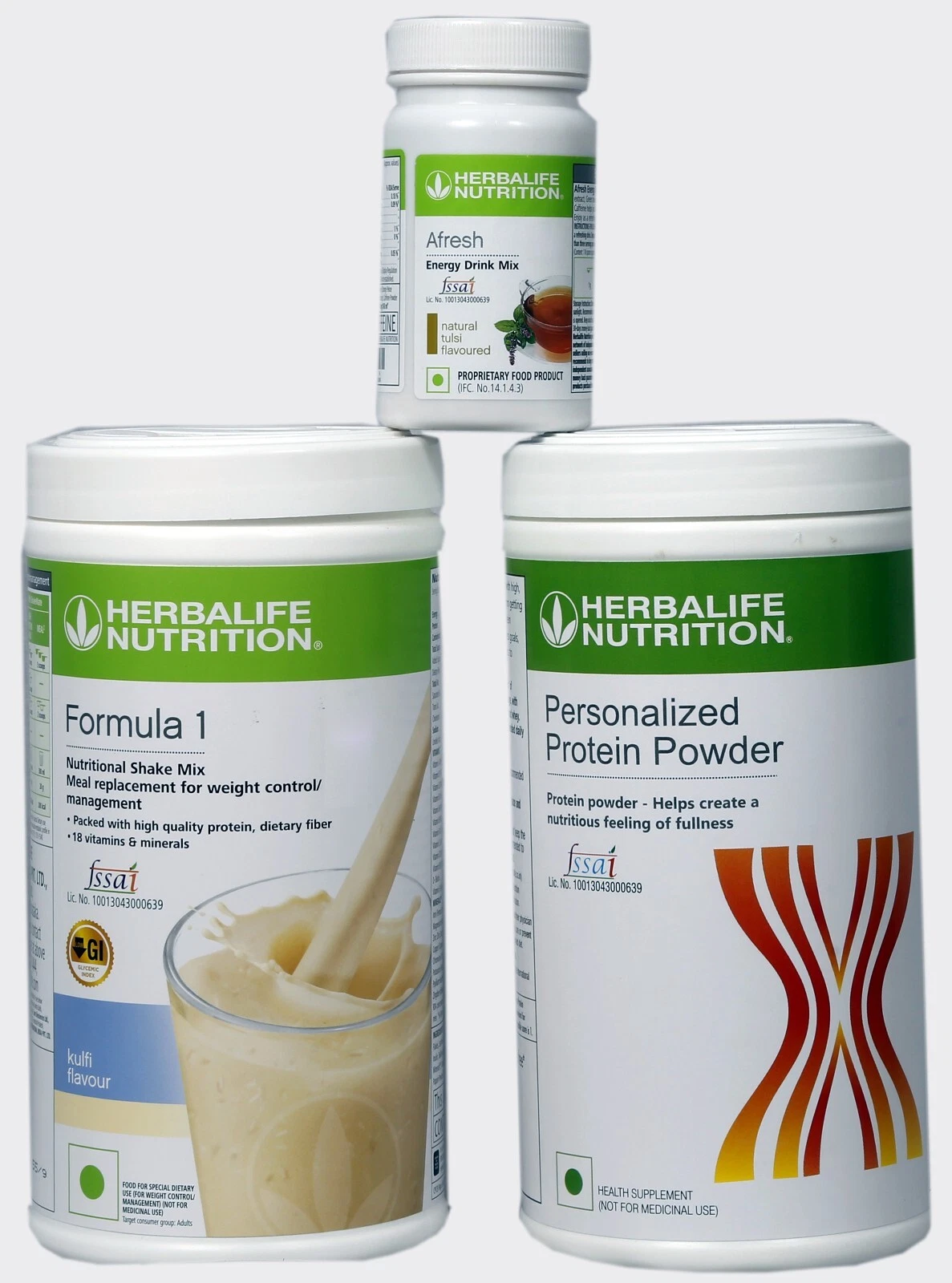 Formula 1 Healthy meal shake mix KULFI , protein powder 400g,AFRESH TULSI