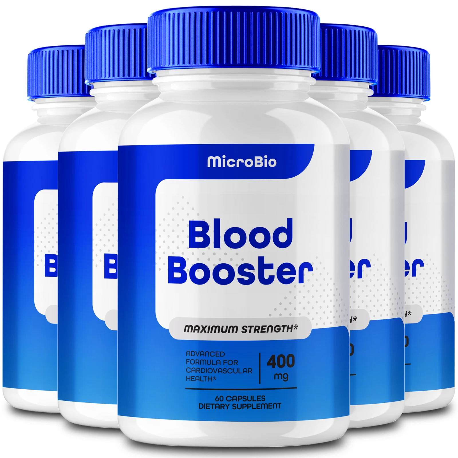 Microbio Blood Booster Maximum Strength Cardio Support Supplement (5 Pack)