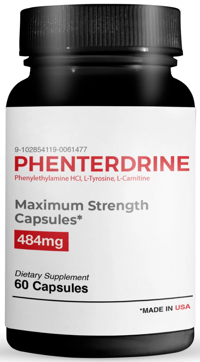 Phenterdrine, fórmula termogénica para quemar grasa-60 Cápsulas