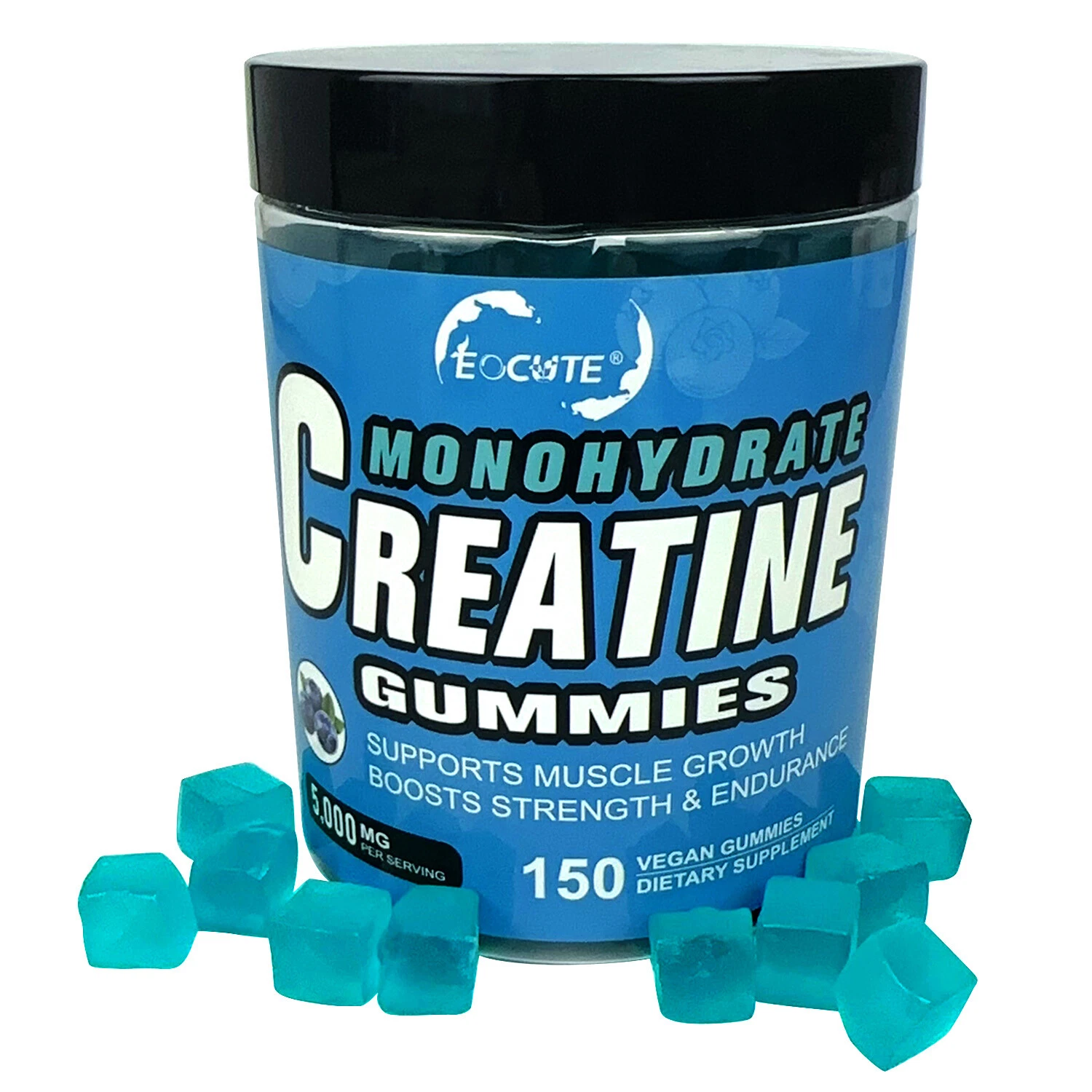 Supplements Creatine Monohydrate 150 Capsules - 5000 mg Per Serving