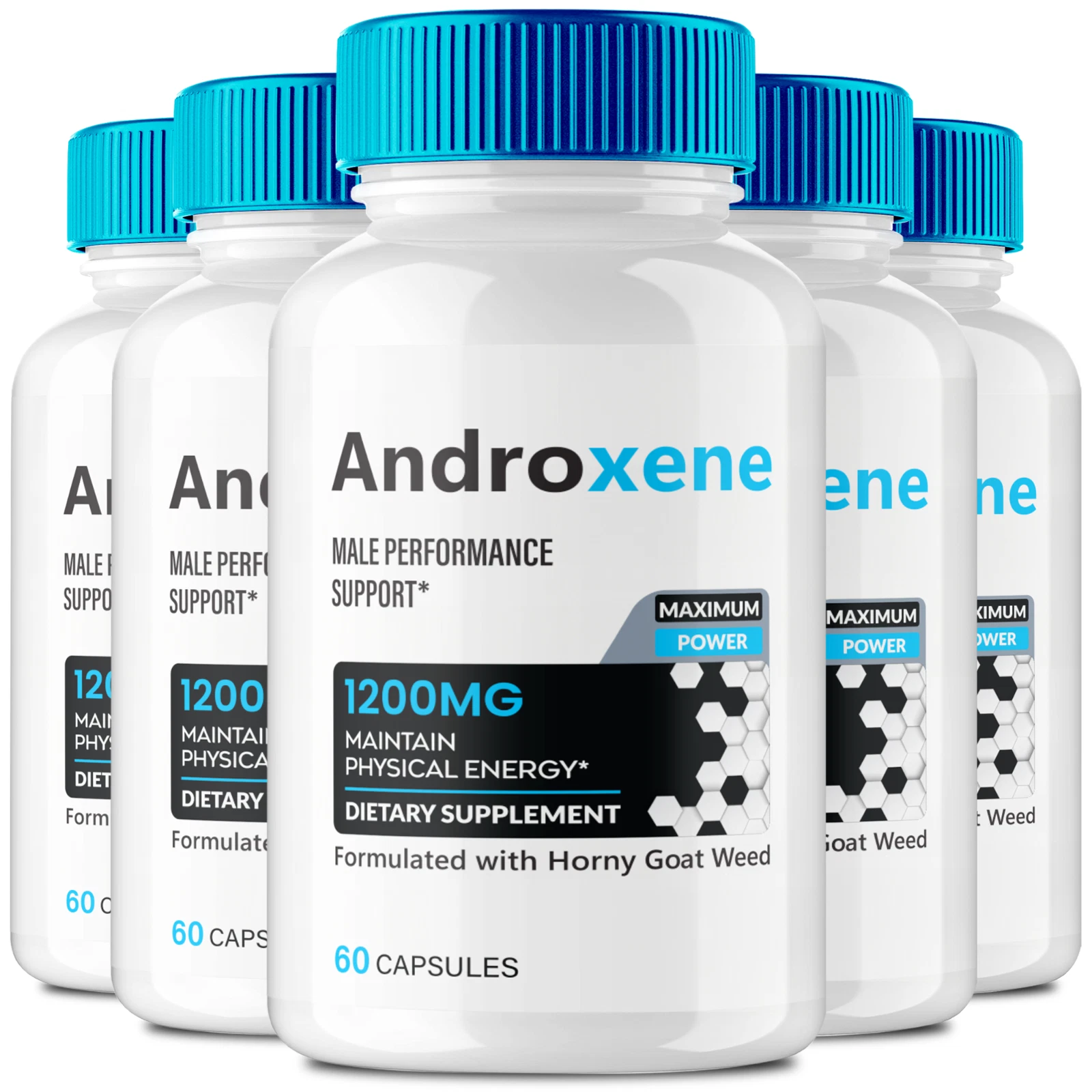 (5 Pack) Androxene ed Pills for Men, Androxene for Male Vitality and Performance
