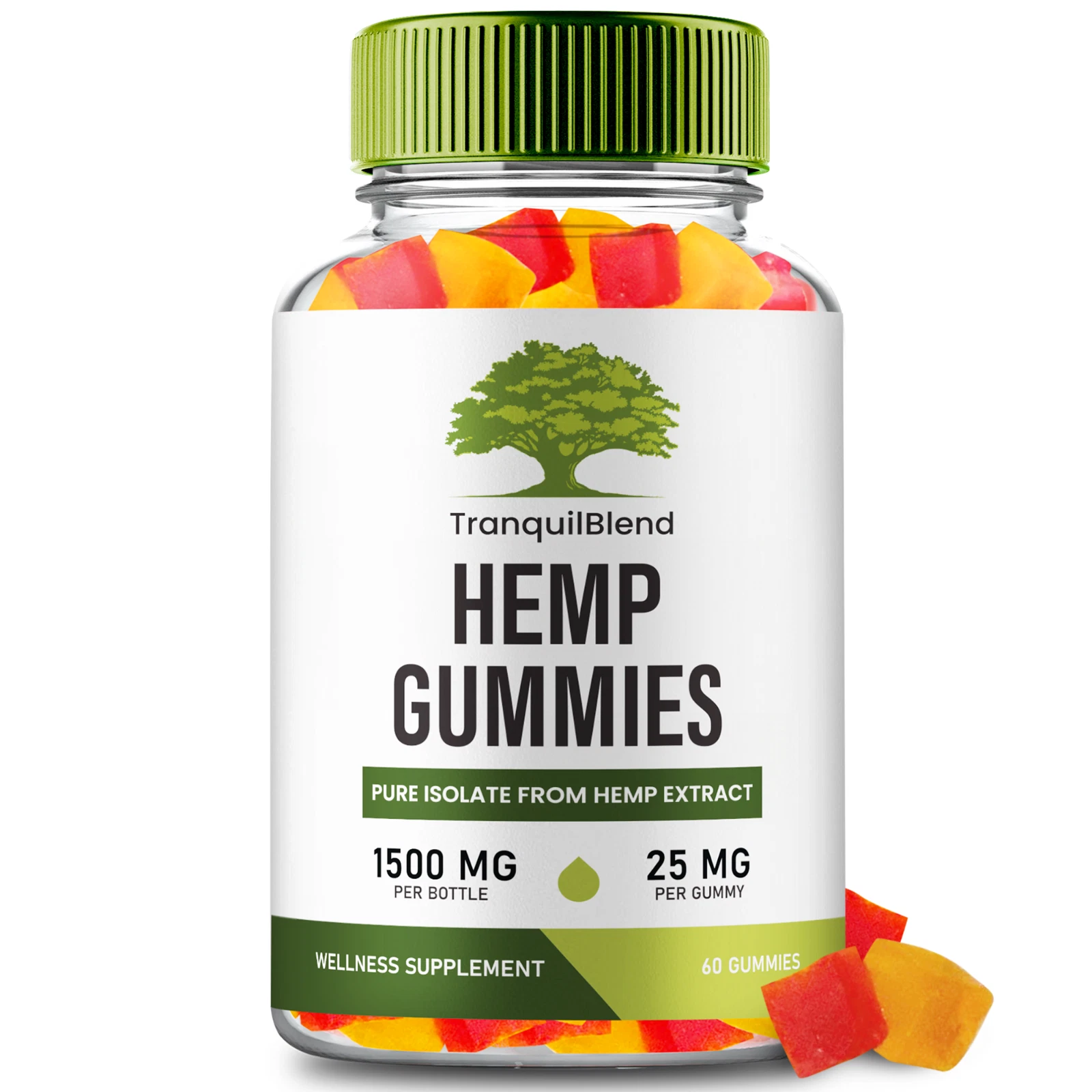 TranquilBlend Gummies, TranquilBlend Health and Wellness Support Gummy 60ct