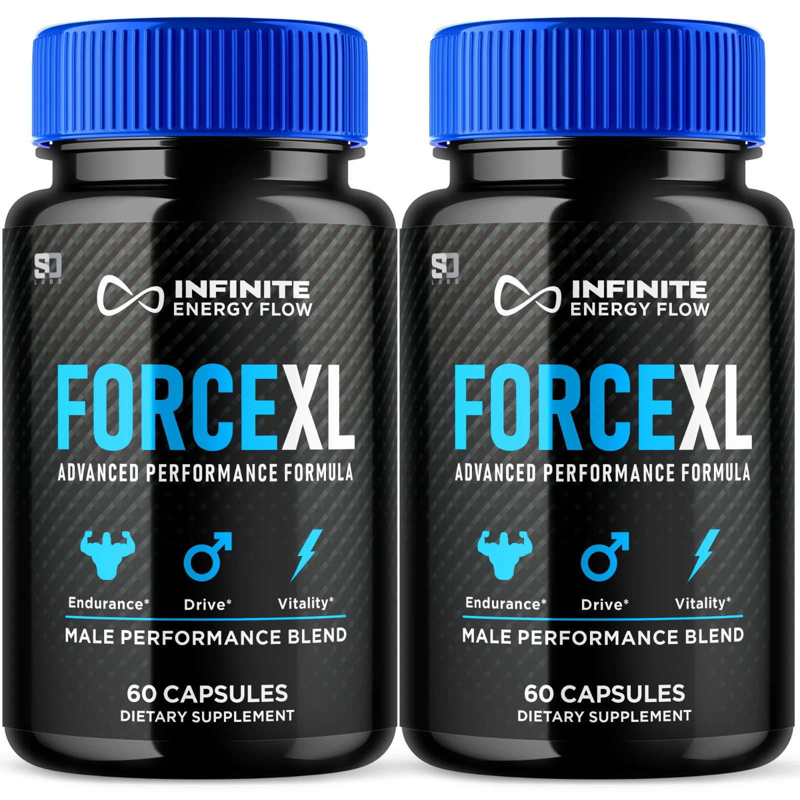 (2 Pack) Force XL Male Pills, Maximize Energy, Vitality & Stamina 120 Capsules