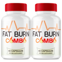 (2 Pack) Fat Burn Combo Weight Loss Capsules to Suppress Appetite & Boost Energy