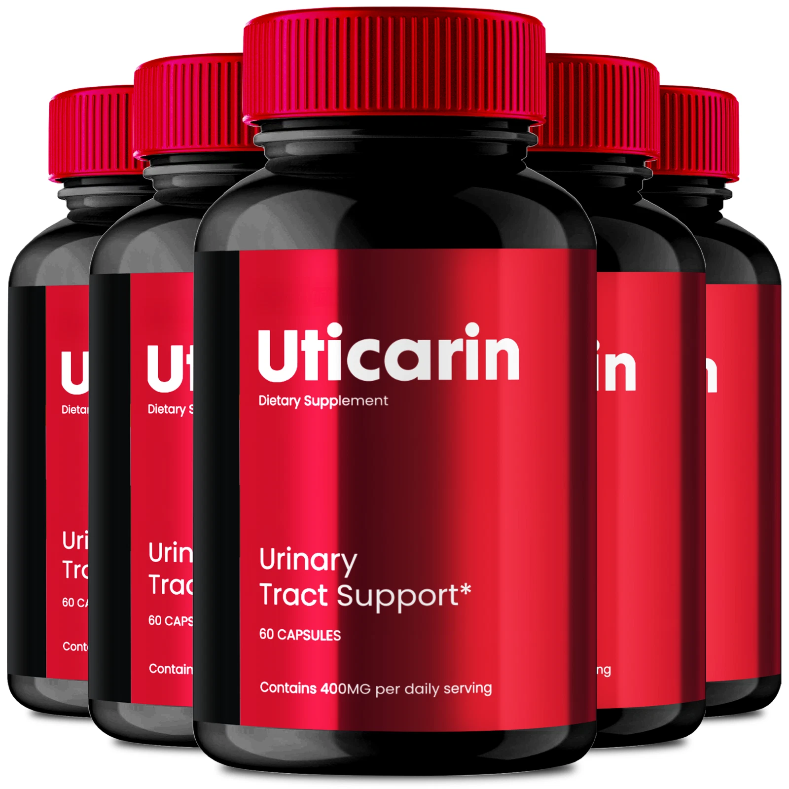 (5 Pack) Uticarin Advanced Tract Pills, Uti Carin Bladder Flow Support Capsules