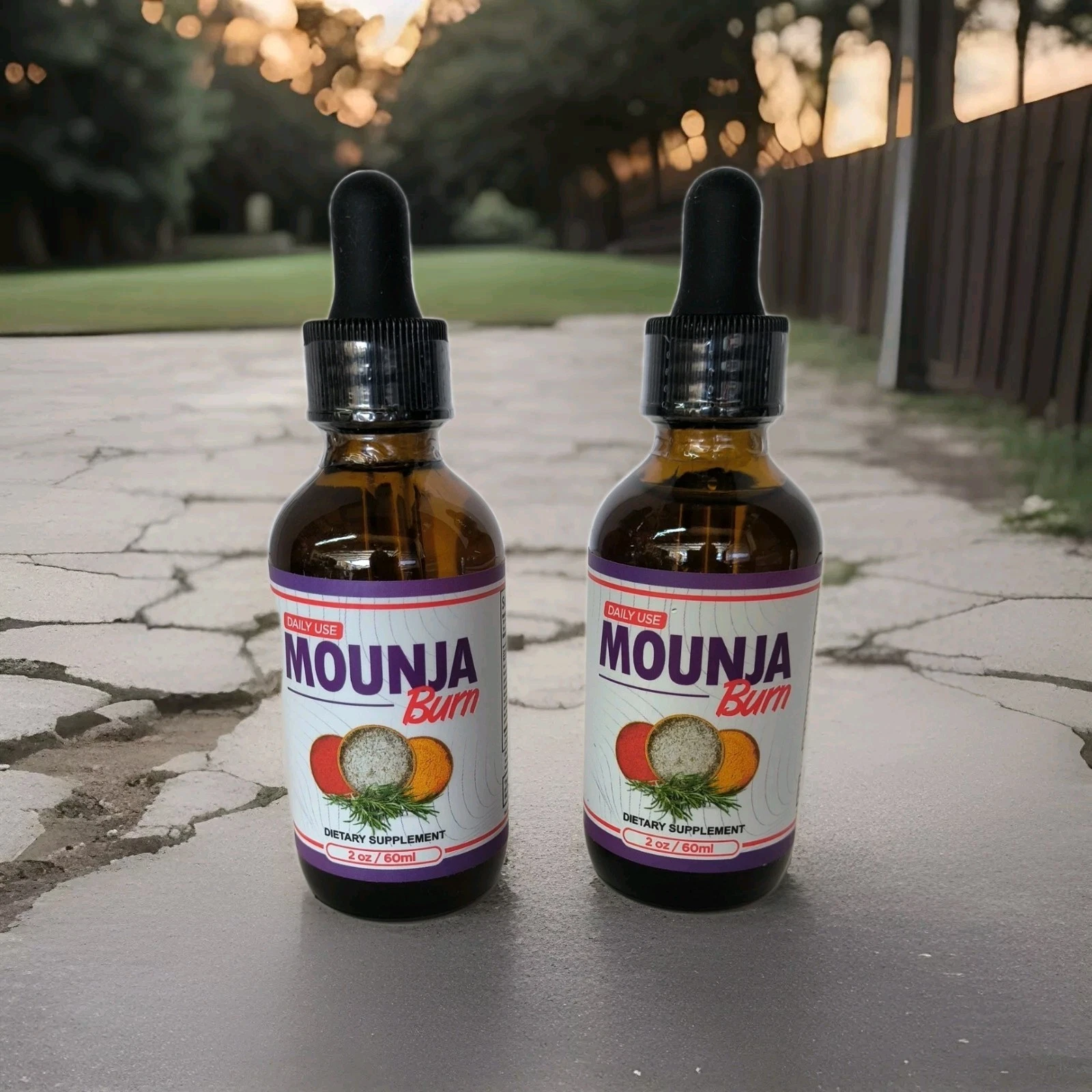 One bottle Mounja Burn Drops For Weight Loss - Mounja Burn Diet Drops (4oz)