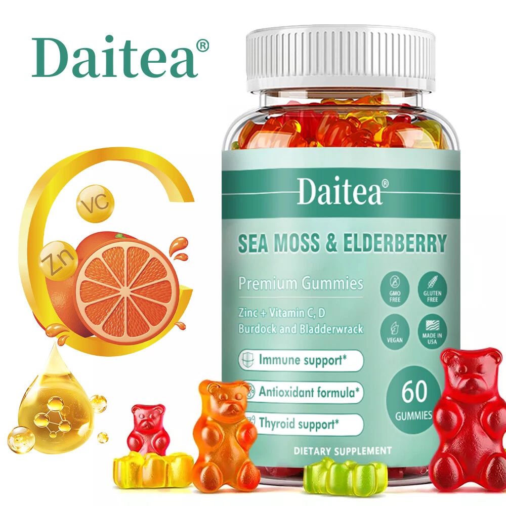 Sea Moss Gummies and Elderberry for Immune Support