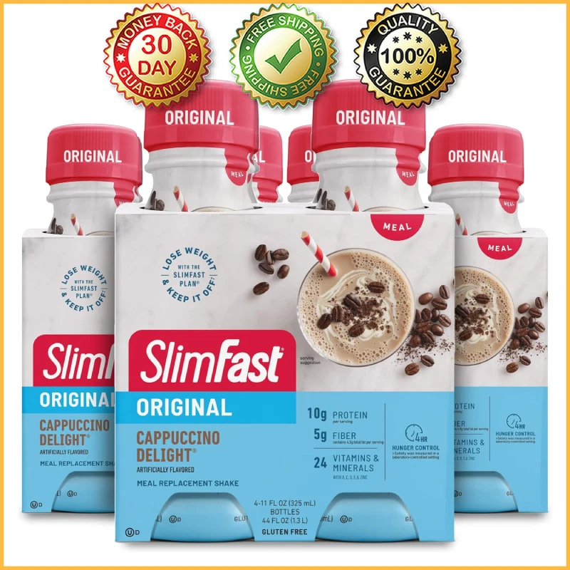 MEAL REPLACEMENT SHAKE PR Original Cappuccino Delight Protein Drink 11 Fl Oz