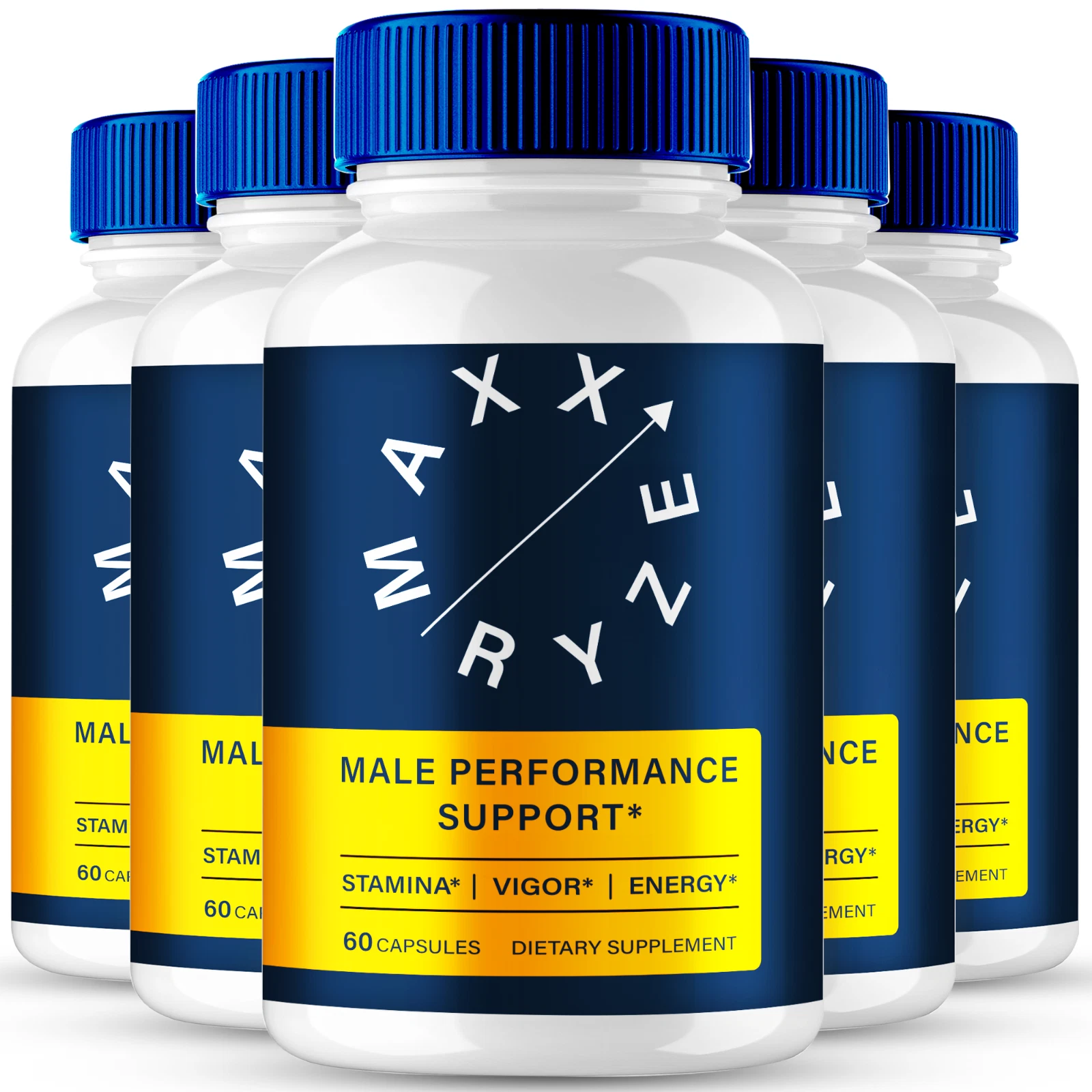 (5 Pack) Maxx Ryze for Men, MaxxRyze Advanced Male Energy & Vitality Pills