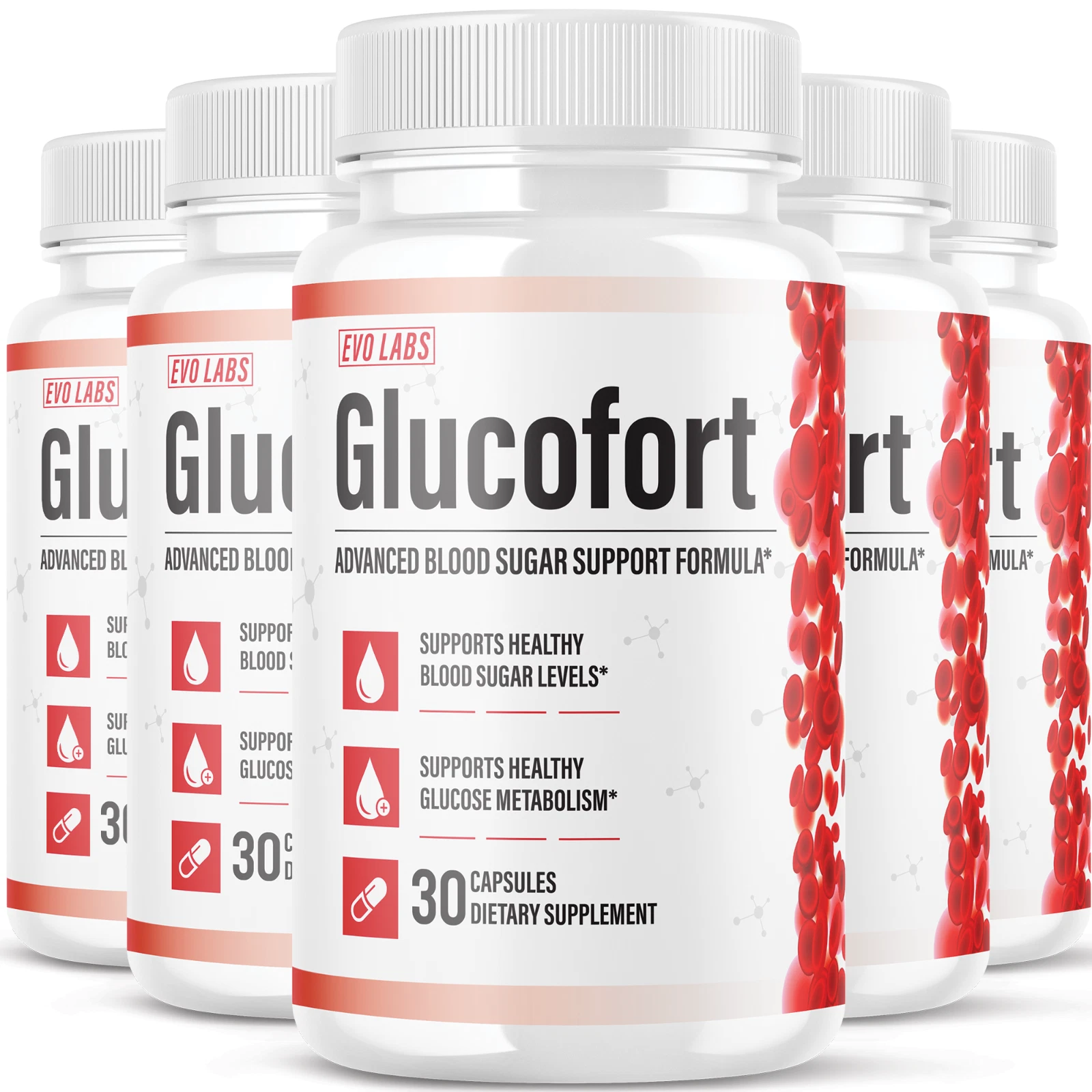 Glucofort Supplement Blood Sugar Support (5 Pack)