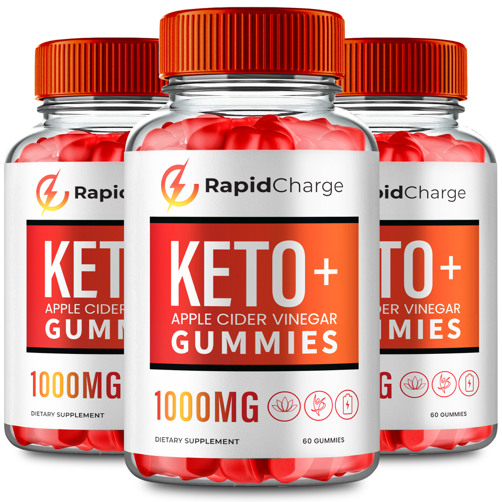 (3 Pack) Rapid Charge Keto ACV Gummies for Advanced Weight Loss and Energy