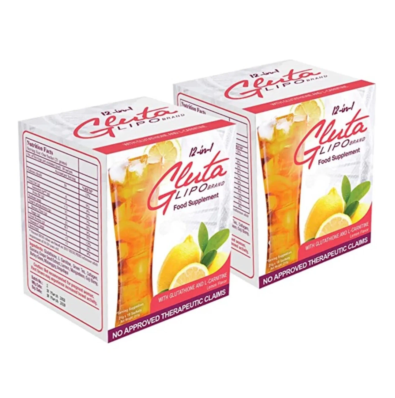 Gluta Lipo Juice 12-in-1 (20 Sachets)