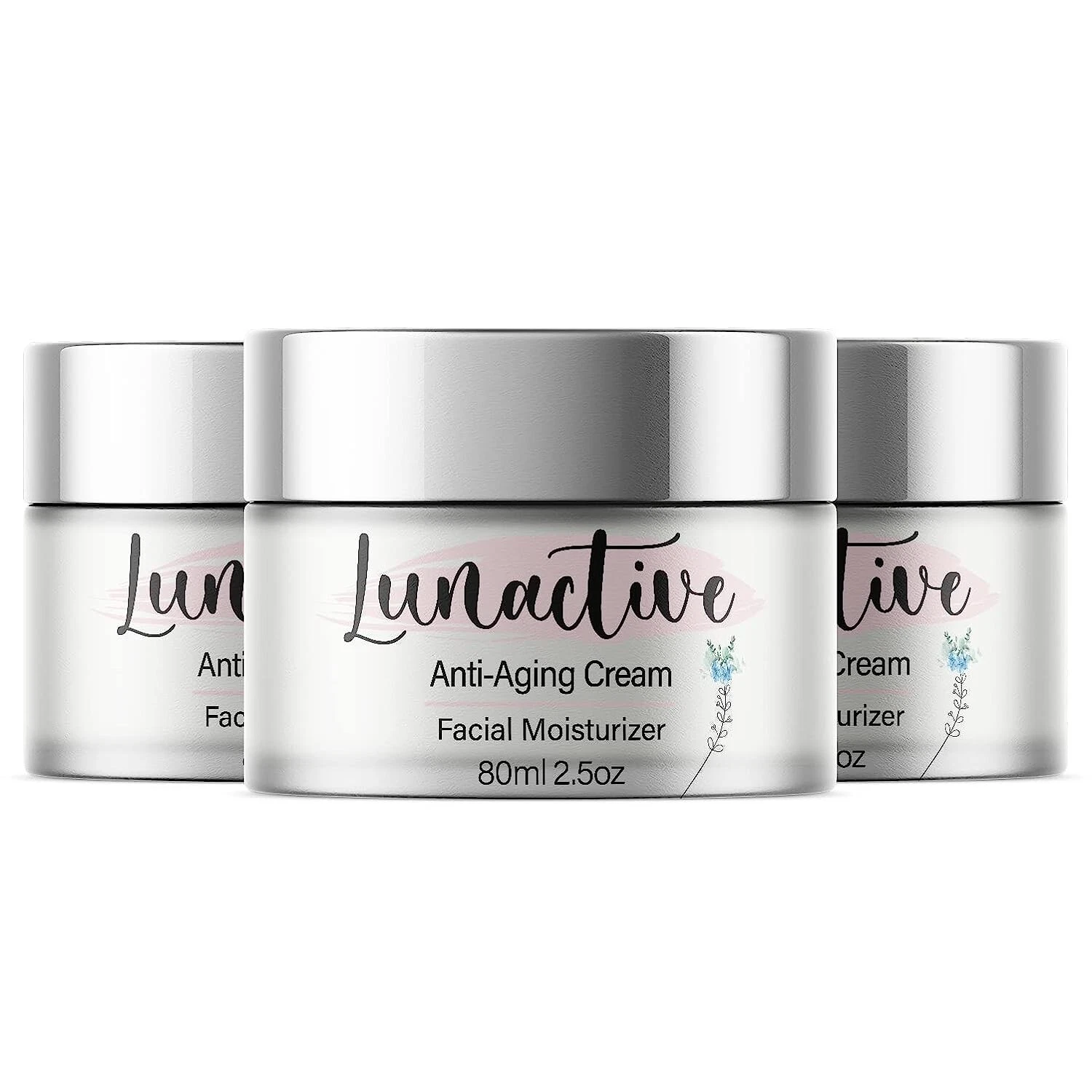 3 Pack-Lunactive Anti-Aging Cream For Wrinkle,Skin Tightening Facial Moisturizer
