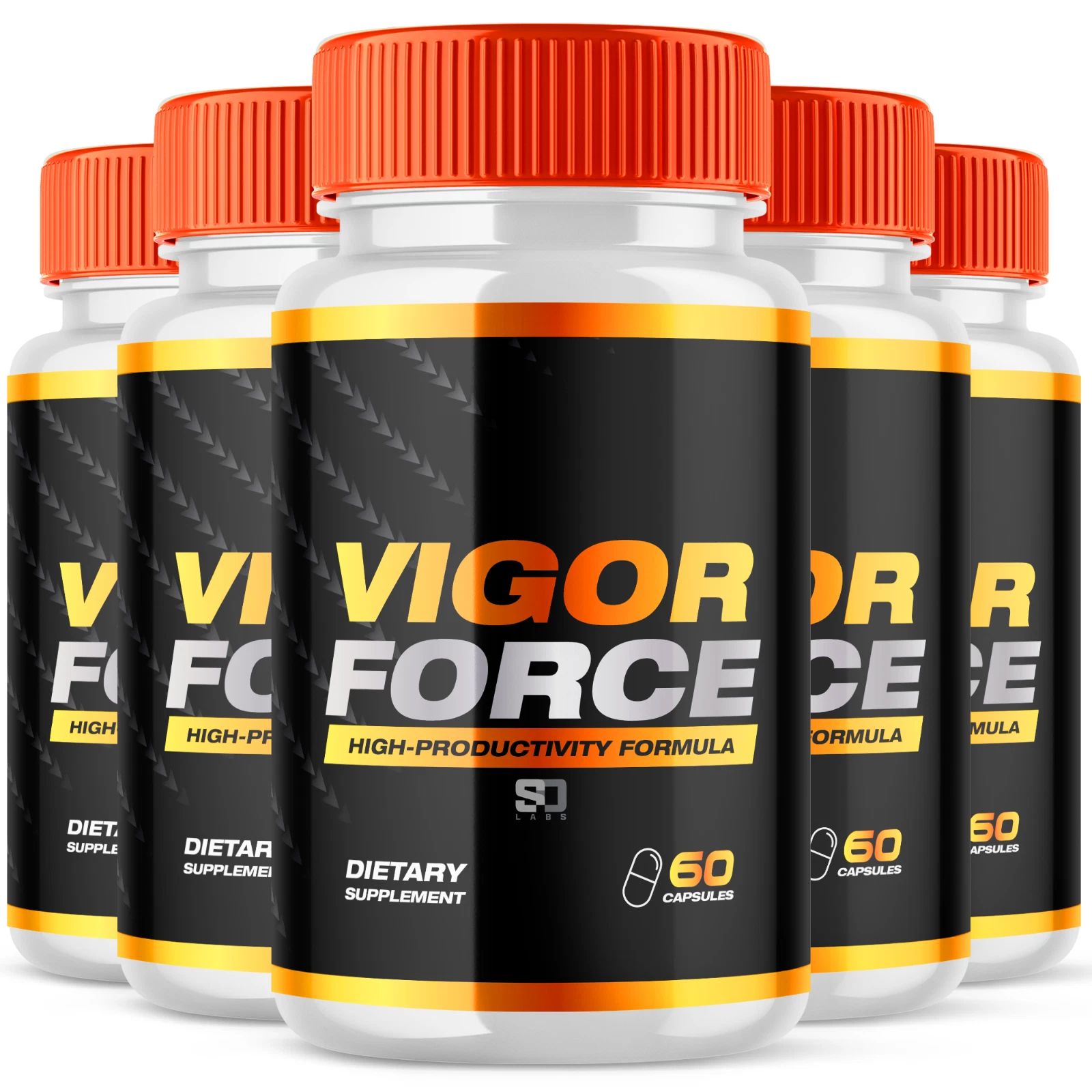 Vigor Force Male Pill - Boosts vitality & energy with a potent formula (5 Pack)