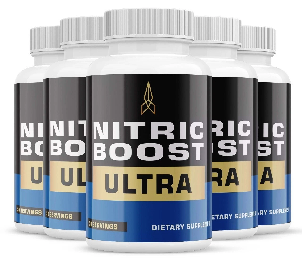 ( 5 Pack ) Nitric Boost Ultra Pills for Male Performance and Vitality Formula