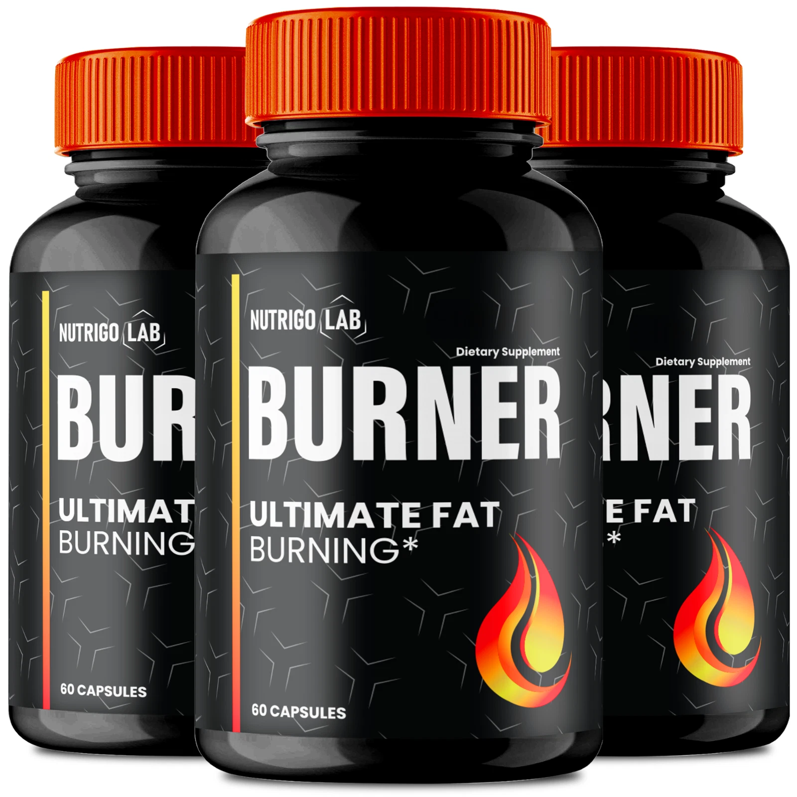 (3 Pack) Nutrigo Lab Burner Keto Capsules for Weight Loss Supplement Pills