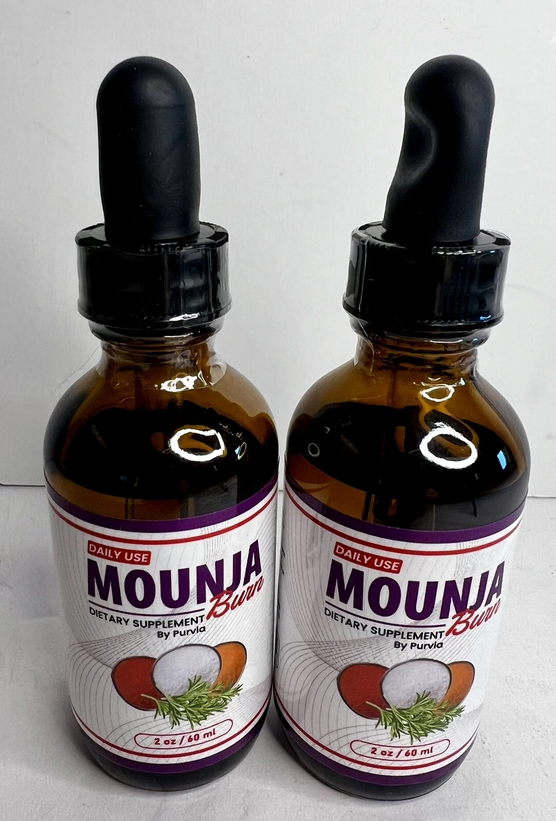 (2 Pack) Mounja Burn Drops For Weight Loss - Mounja Burn Diet Drops (4oz)