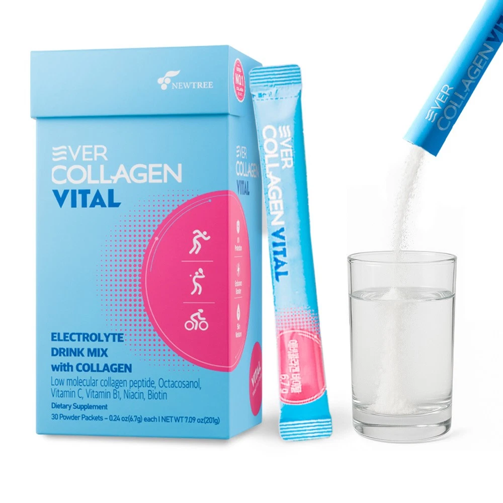 EVER COLLAGEN Vital Electrolytes Powder Collagen Drink Mix for Rehydration