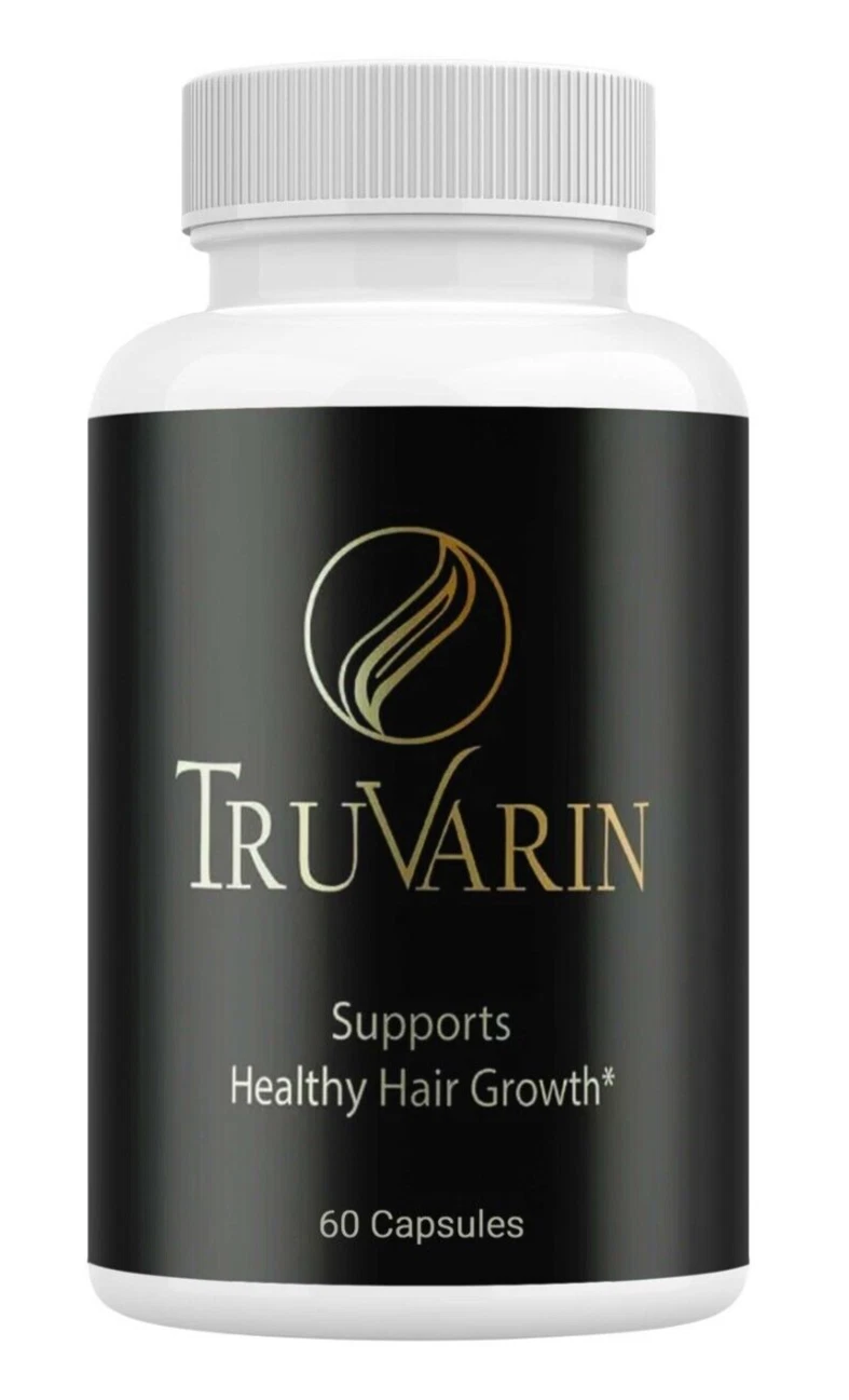 Truvarin Advanced Hair Growth Pills to Reduce Hair Loss and Thinning (1 Pack)