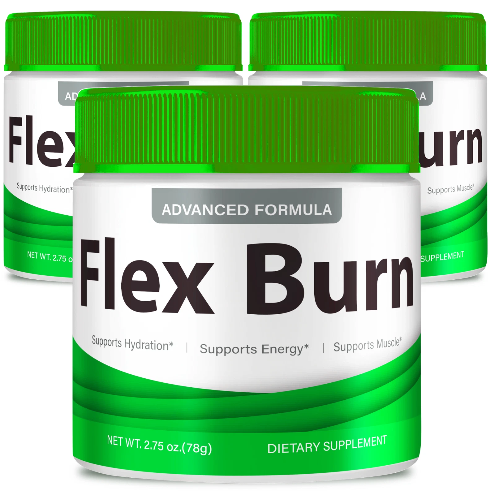 (3 Pack) Flex Burn Powder, FlexBurn for Advanced Weight Loss & Fat Burner Powder