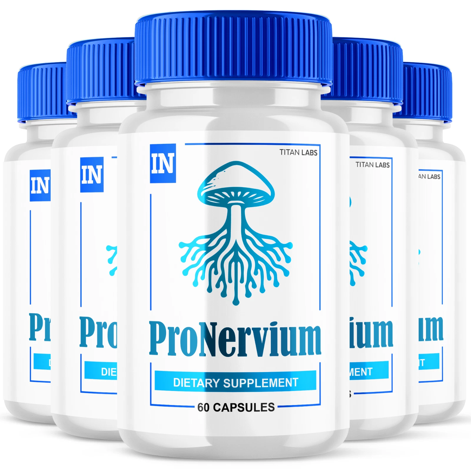 (5 Pack) Pronervium, Pronervium Cognitive Brain Booster Formula (300 Capsules)