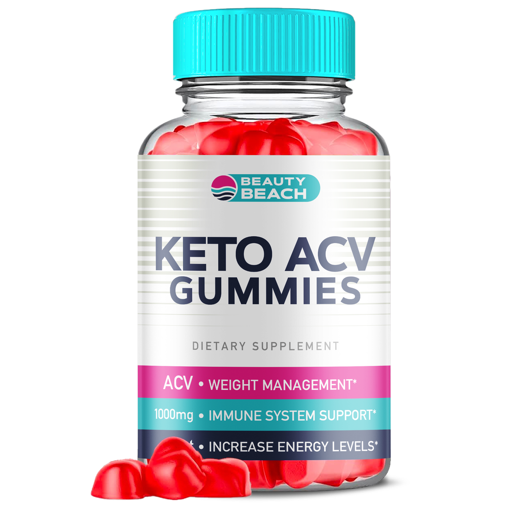 Beauty Beach Keto Gummies - Beauty Beach ACV Gummys Weight Loss ORIGINAL- 1 Pack