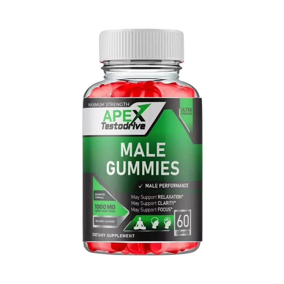 Apex Testodrive Male Gummies Male Performance Dietary Supplements - (60 Gummies)