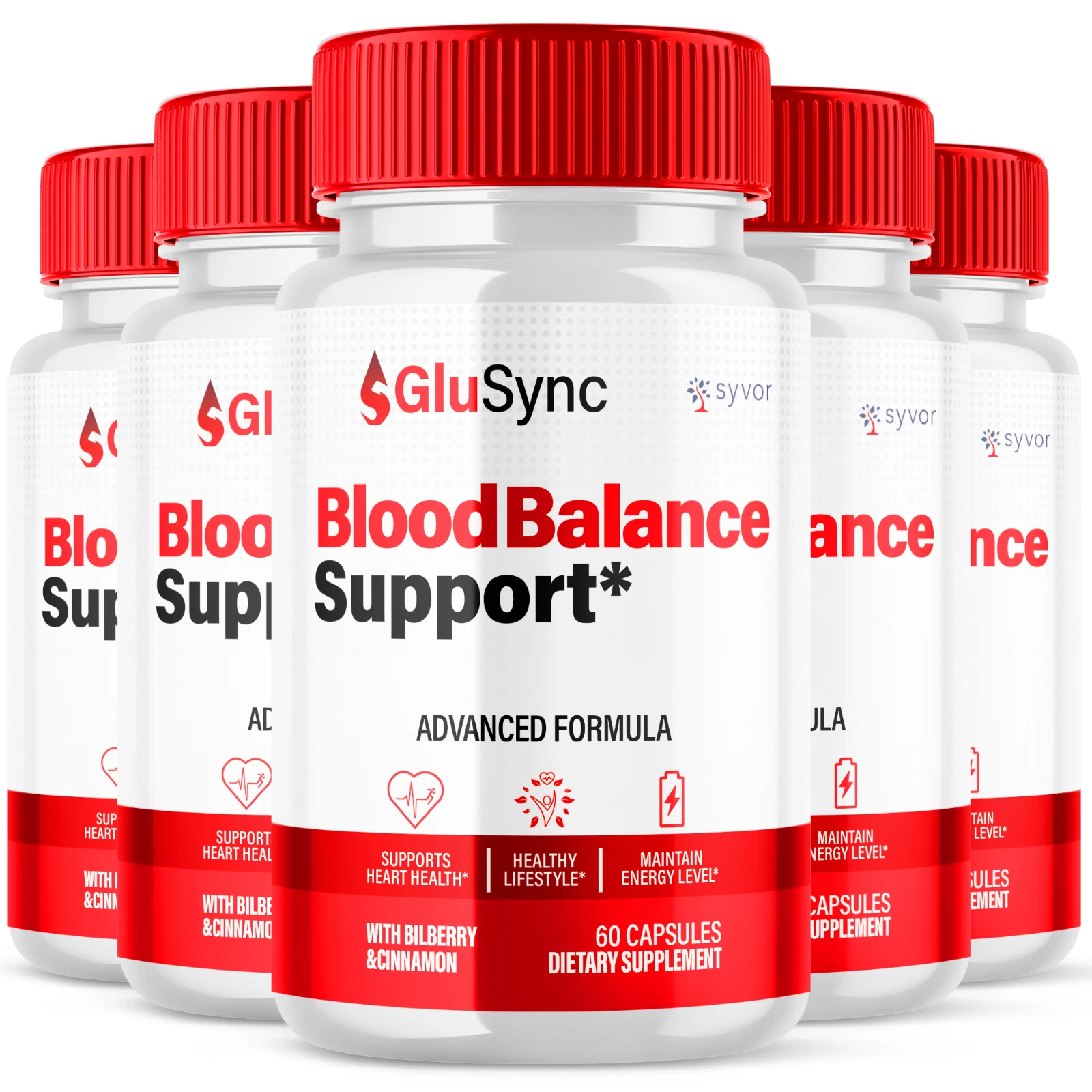 GluSync Blood Balance Glycogen Support Advanced Glyco Optimizer, 300 Capsules